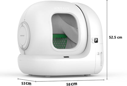 PETKIT Pura Max 2 Lettiera Gatto Autopulente, Lettiera Automatica per Gatti,Capacità Massima 76L,XSecure,Antiodore,Controllo APP per Più Gatti(Non Contiene Spray Deodorante)