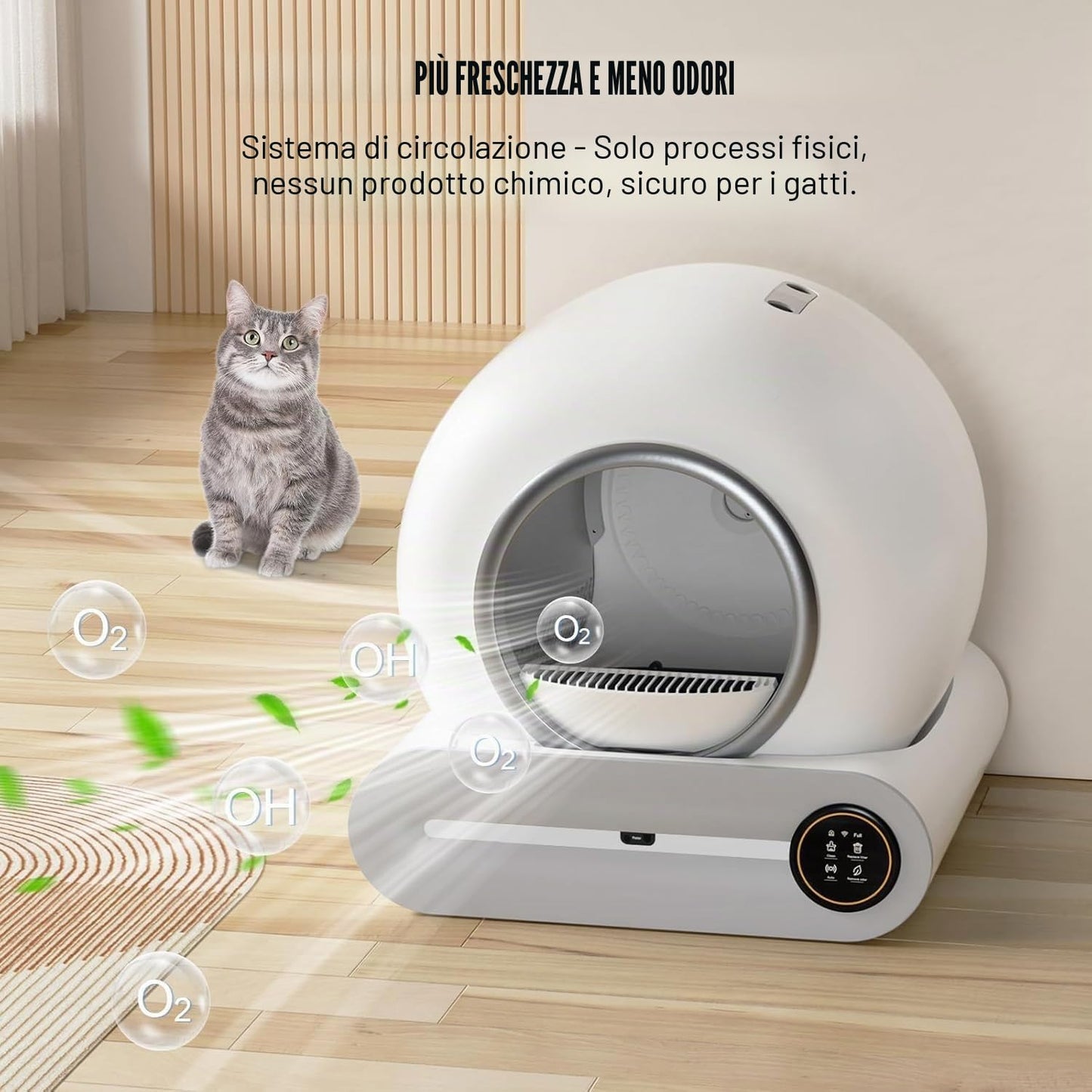 Lettiera Gatto Autopulente, Lettiera Autopulente per Gatti, Diversi Gatti